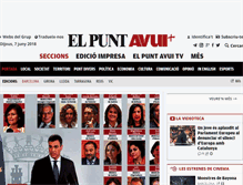 Tablet Screenshot of elpuntavui.cat